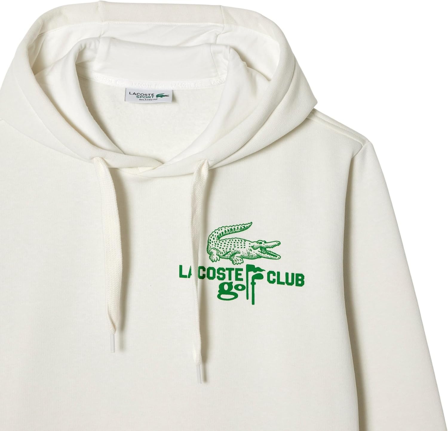 image:imageLacoste Mens Golf Relaxed Fit HoodieFlour