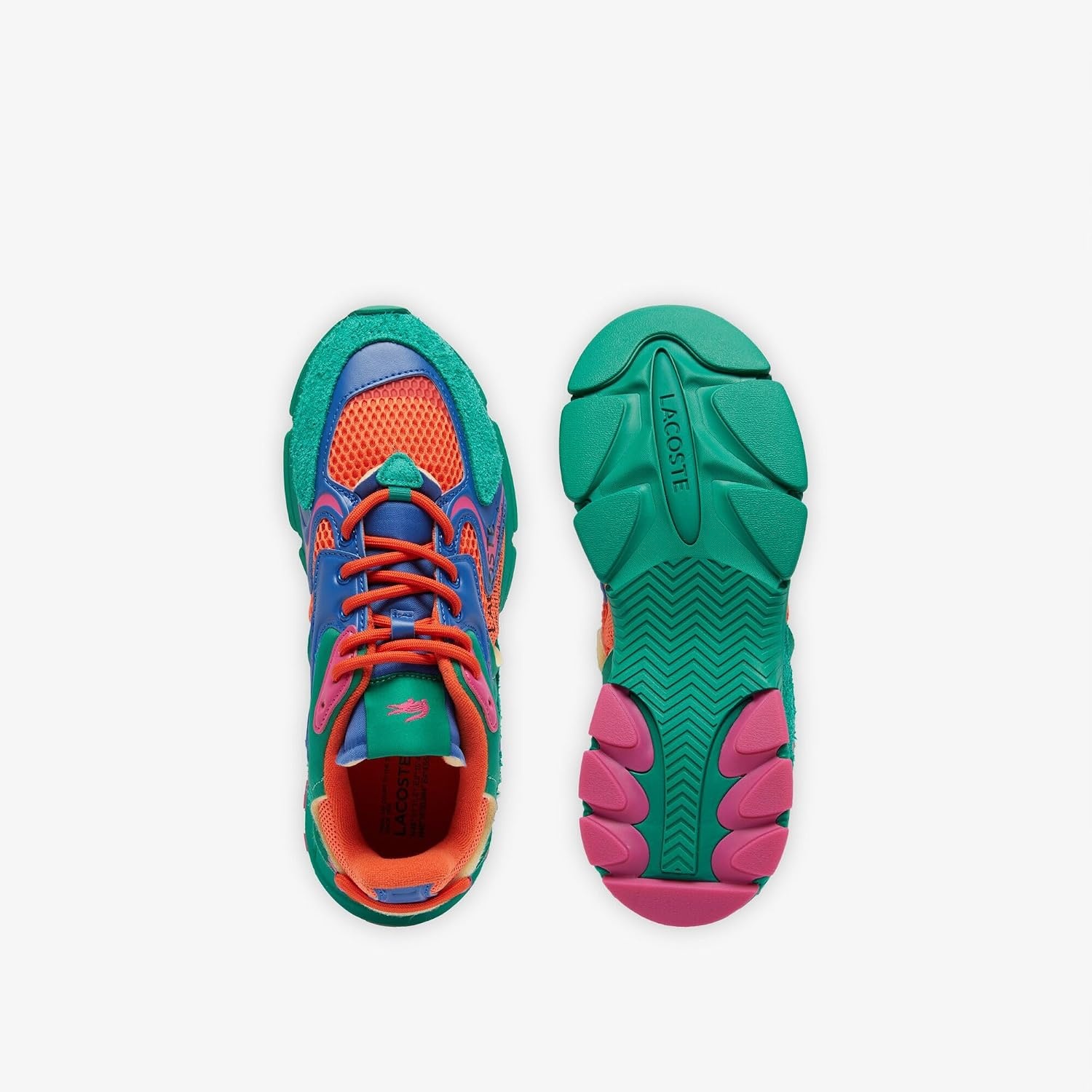 image:imageLacoste Mens L003 Neo SneakersGreenOrange
