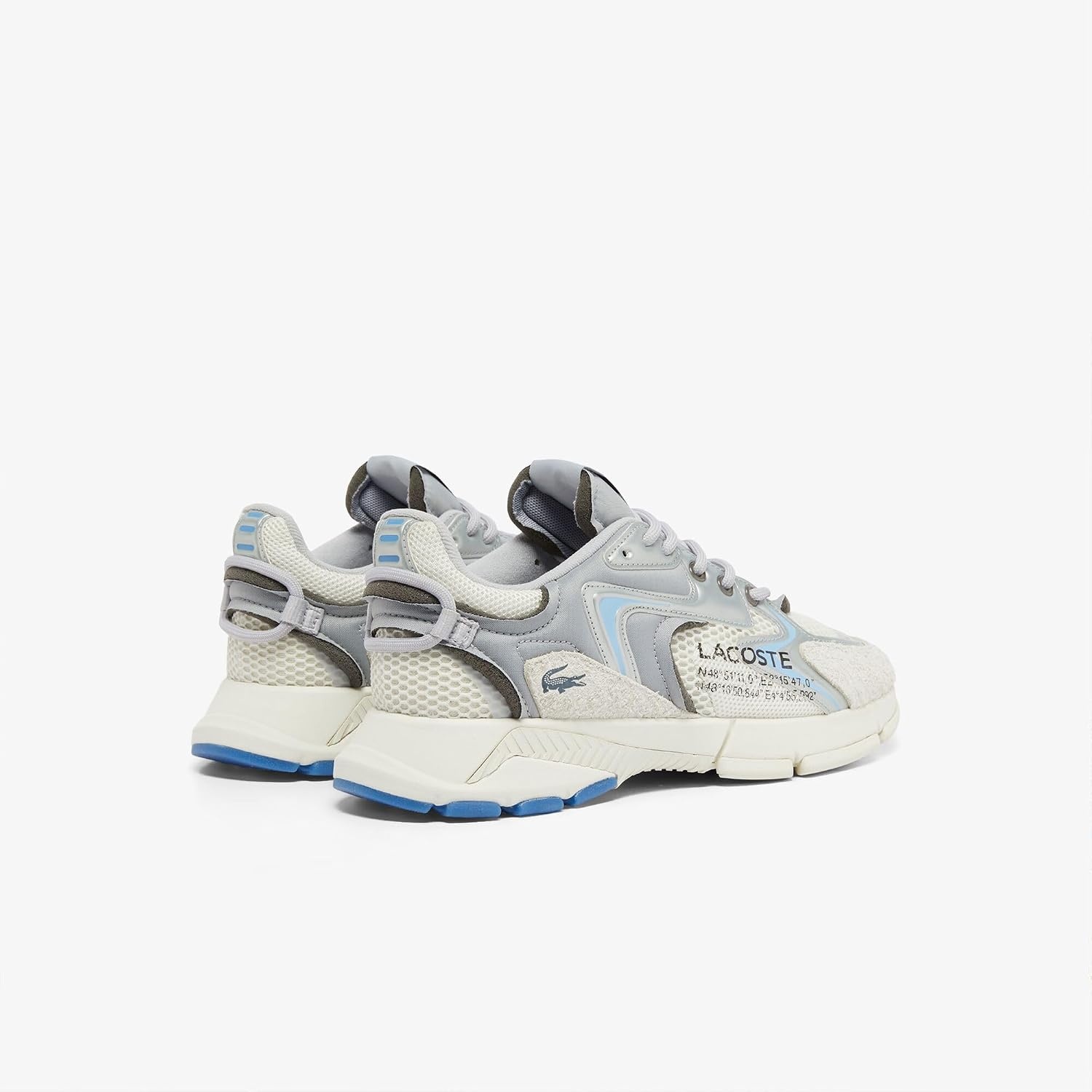 image:imageLacoste Mens L003 Neo SneakersLt GrySlv