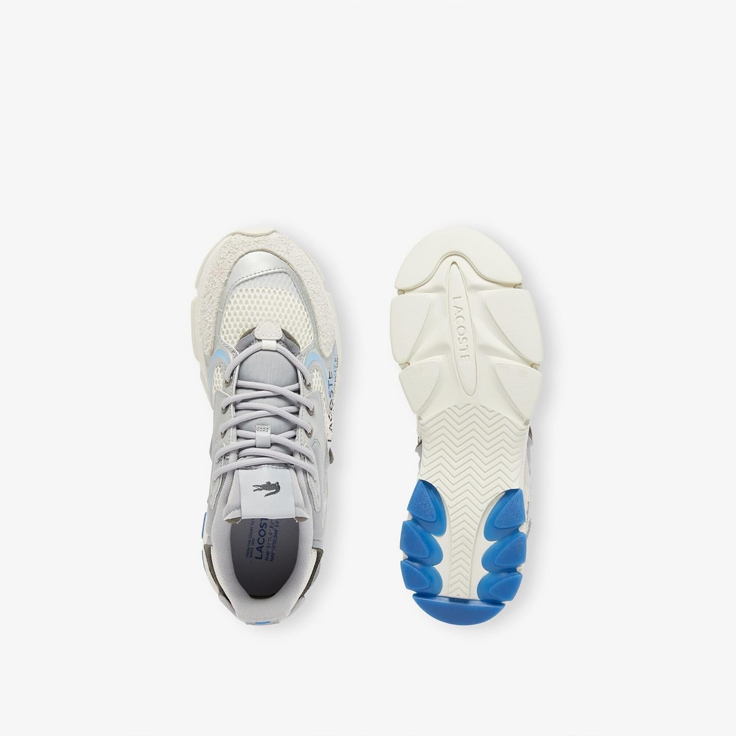 image:imageLacoste Mens L003 Neo SneakersLt GrySlv