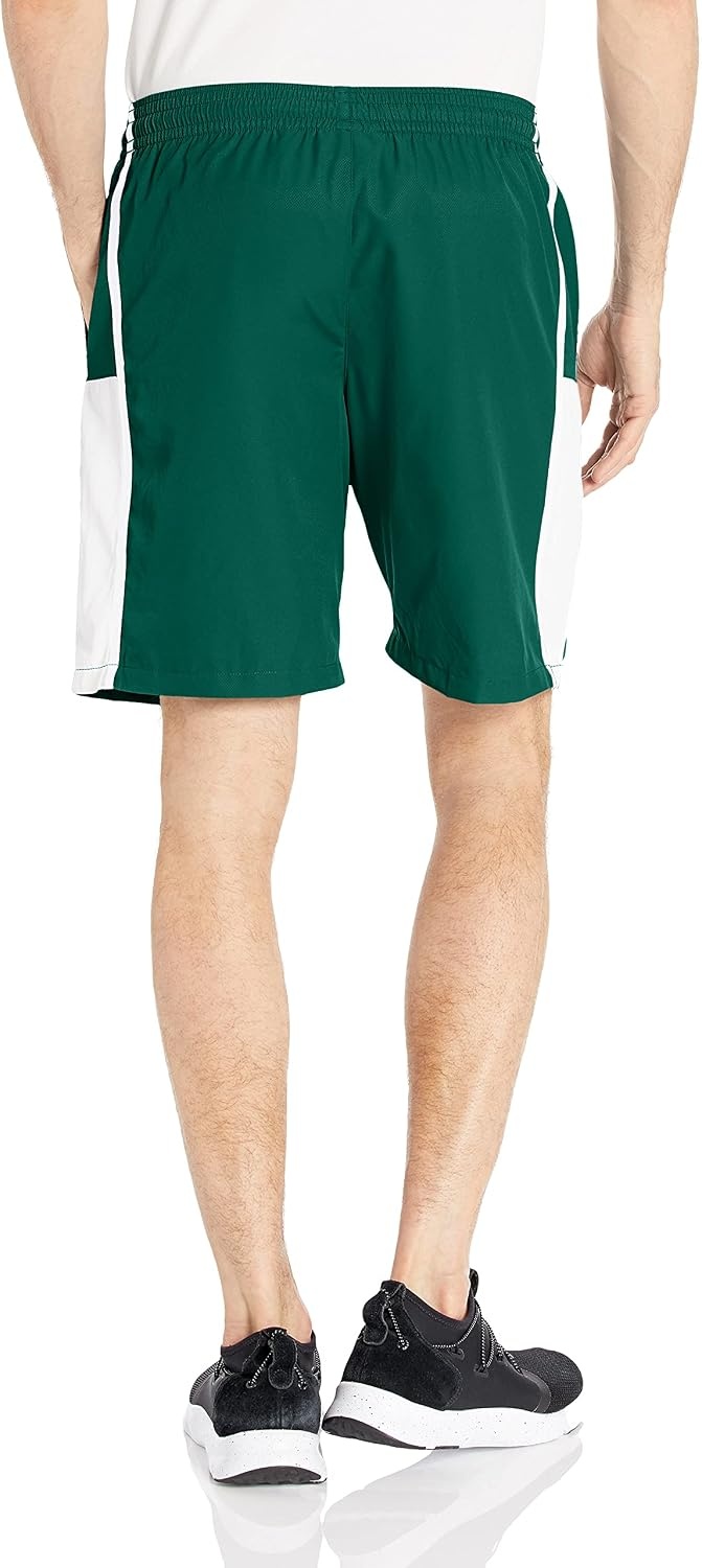 image:imageLacoste Mens Lightweight Colorblock Stripe Tennis ShortsBottle GreenWhiteWhite