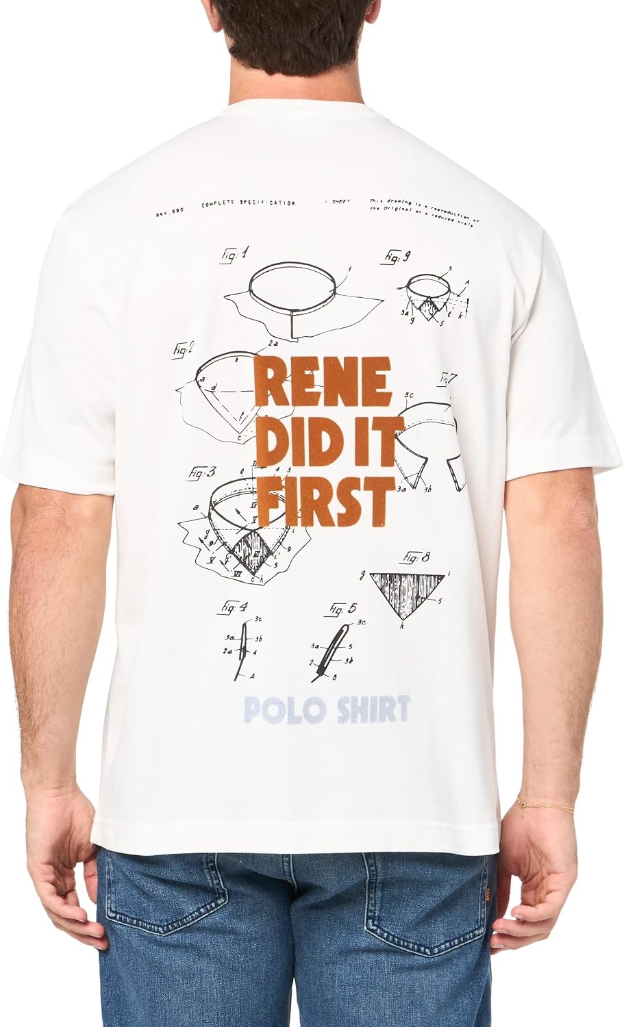 image:imageLacoste Mens Piqu Graphic TShirtFlourPolo