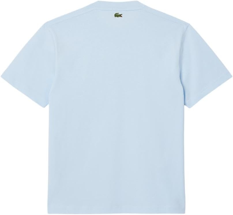 image:imageLacoste Mens Piqu Graphic TShirtRill Blue Branding