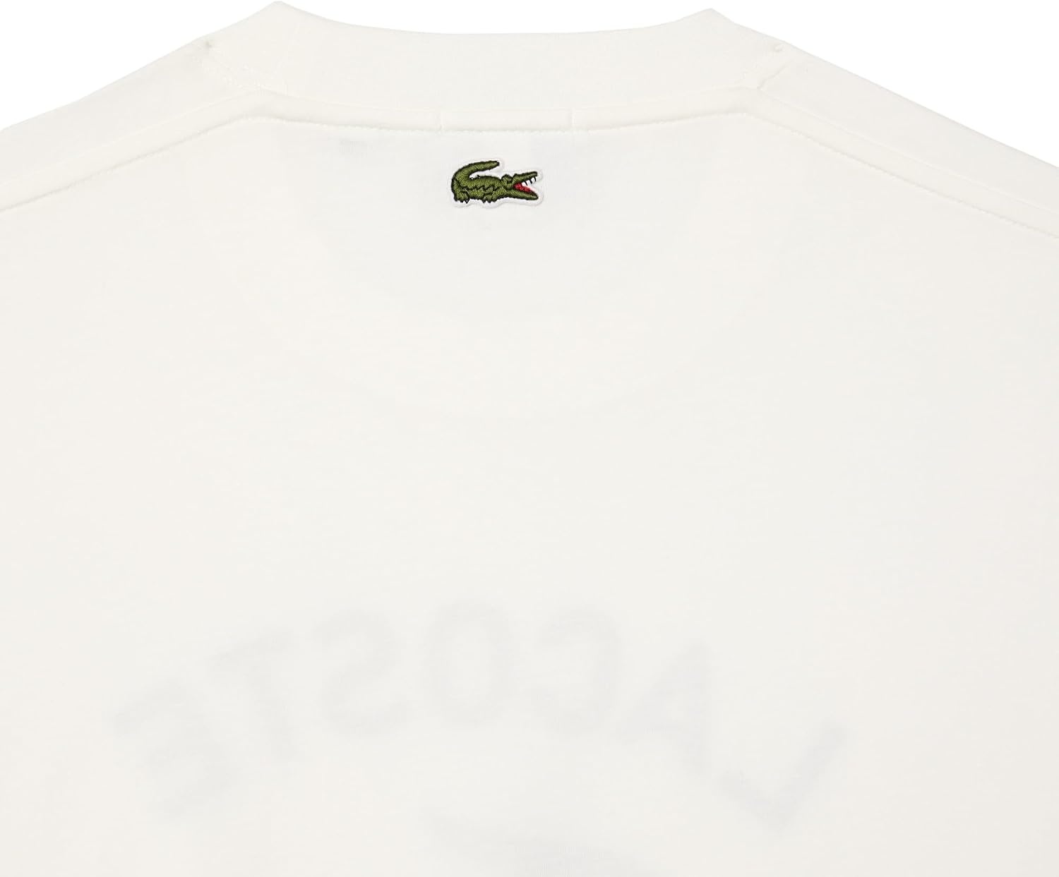 image:imageLacoste Mens Piqu Graphic TShirtWhite Branding