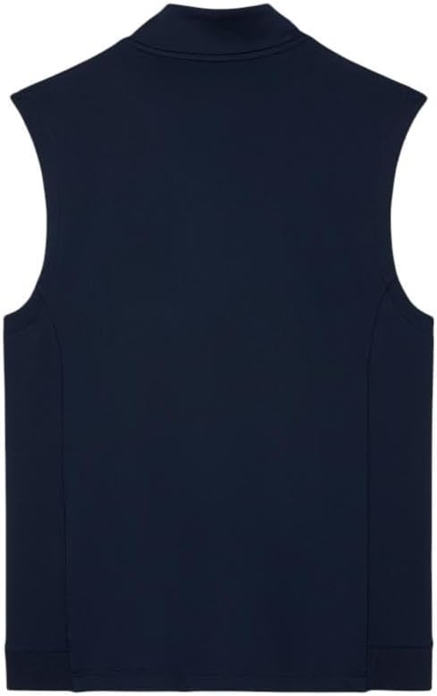 image:imageLacoste Mens Quarter Zip Layering Golf VestNavy Blue