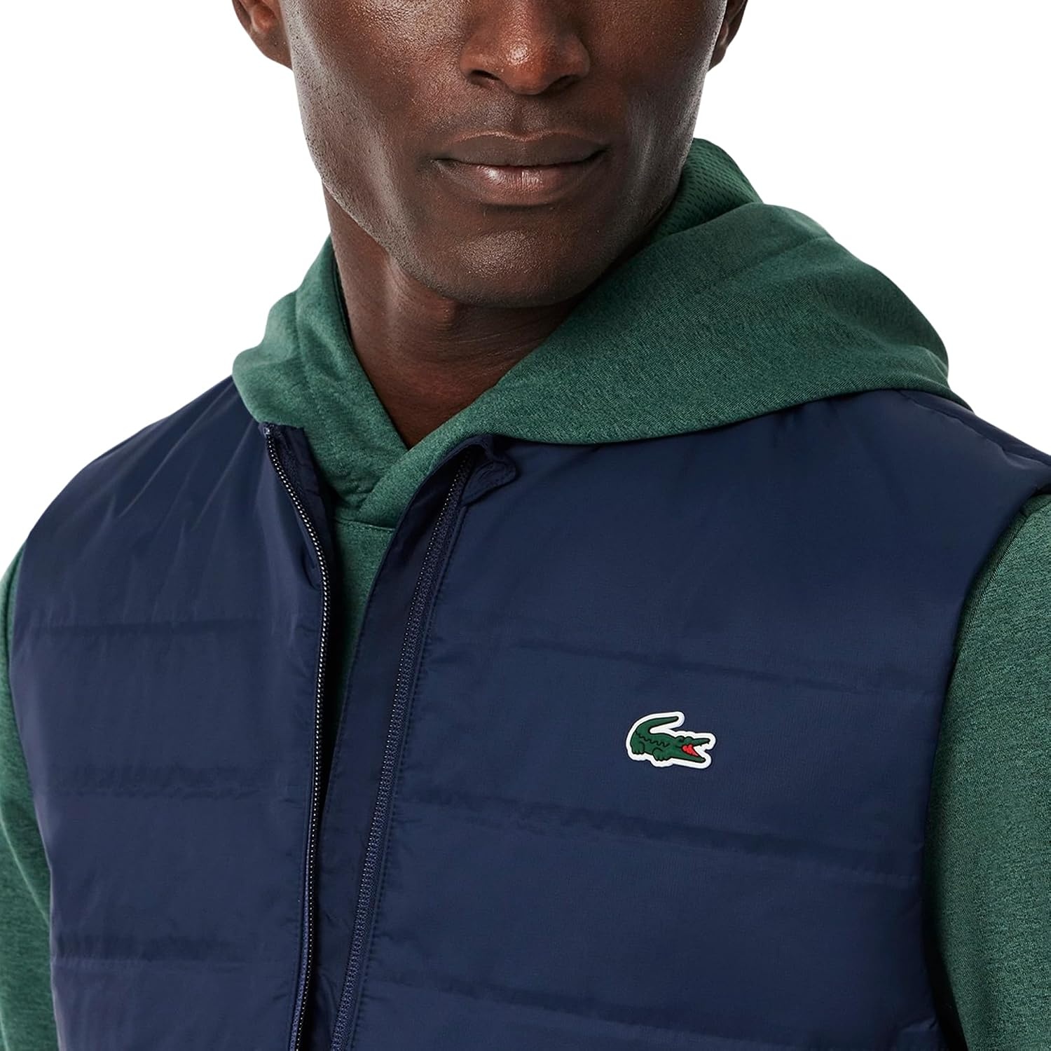 image:imageLacoste Mens Quilted VestNavy BlueNavy Blue
