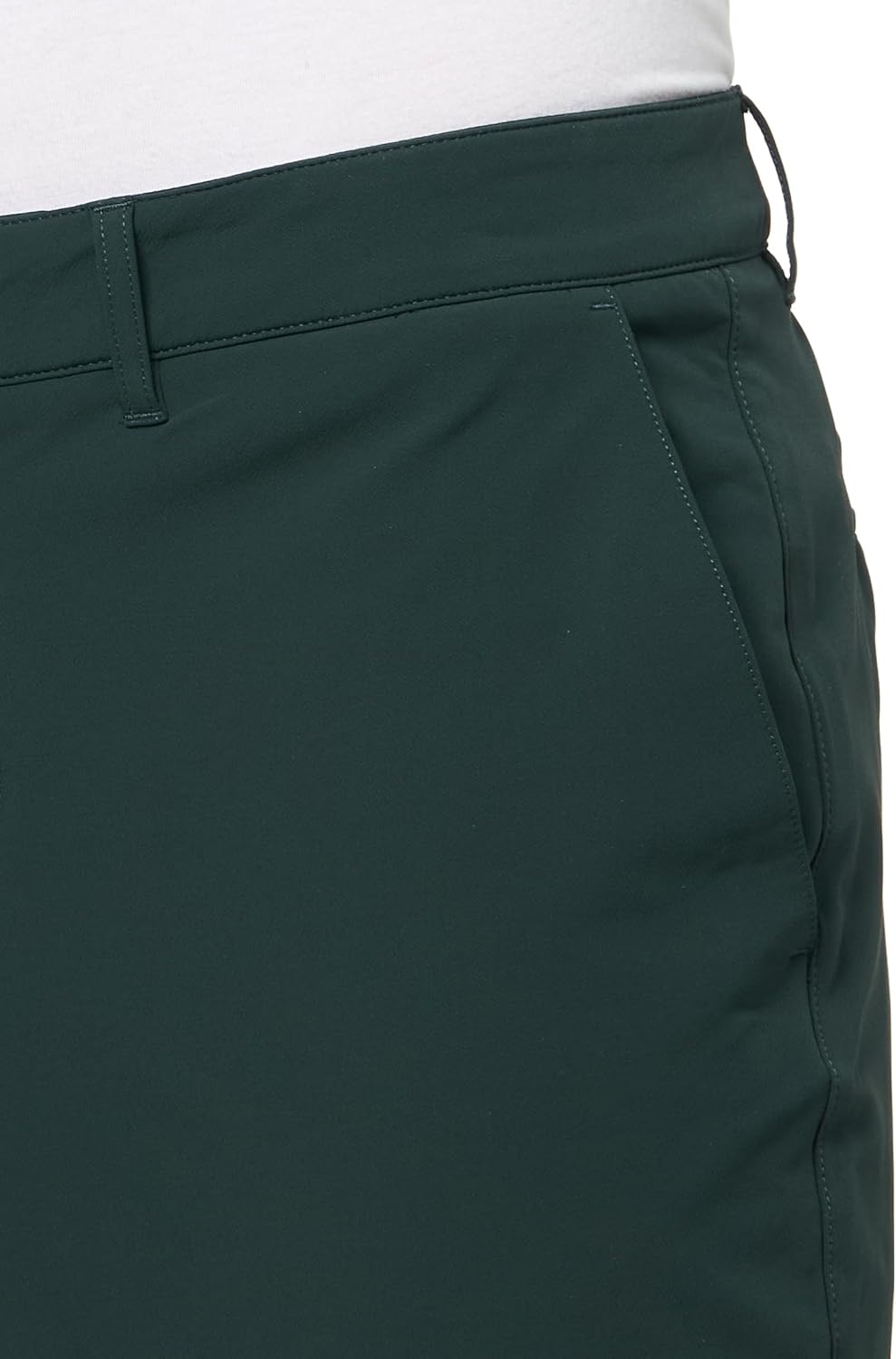 image:imageLacoste Mens Sport Slim Fit WaterRepellent Thermal Golf PantsForest Green