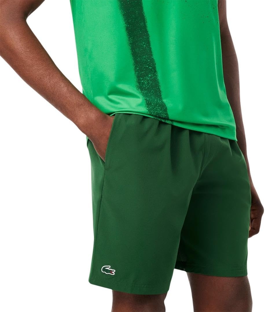 image:imageLacoste Mens Tennis X Novak Djokovic ShortsGreenBright Green