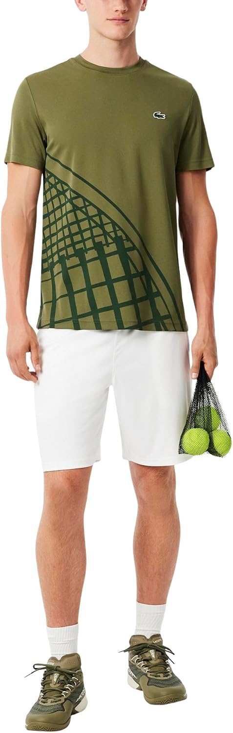 image:imageLacoste Mens UltraDry Stretch Tennis ShortsWhite