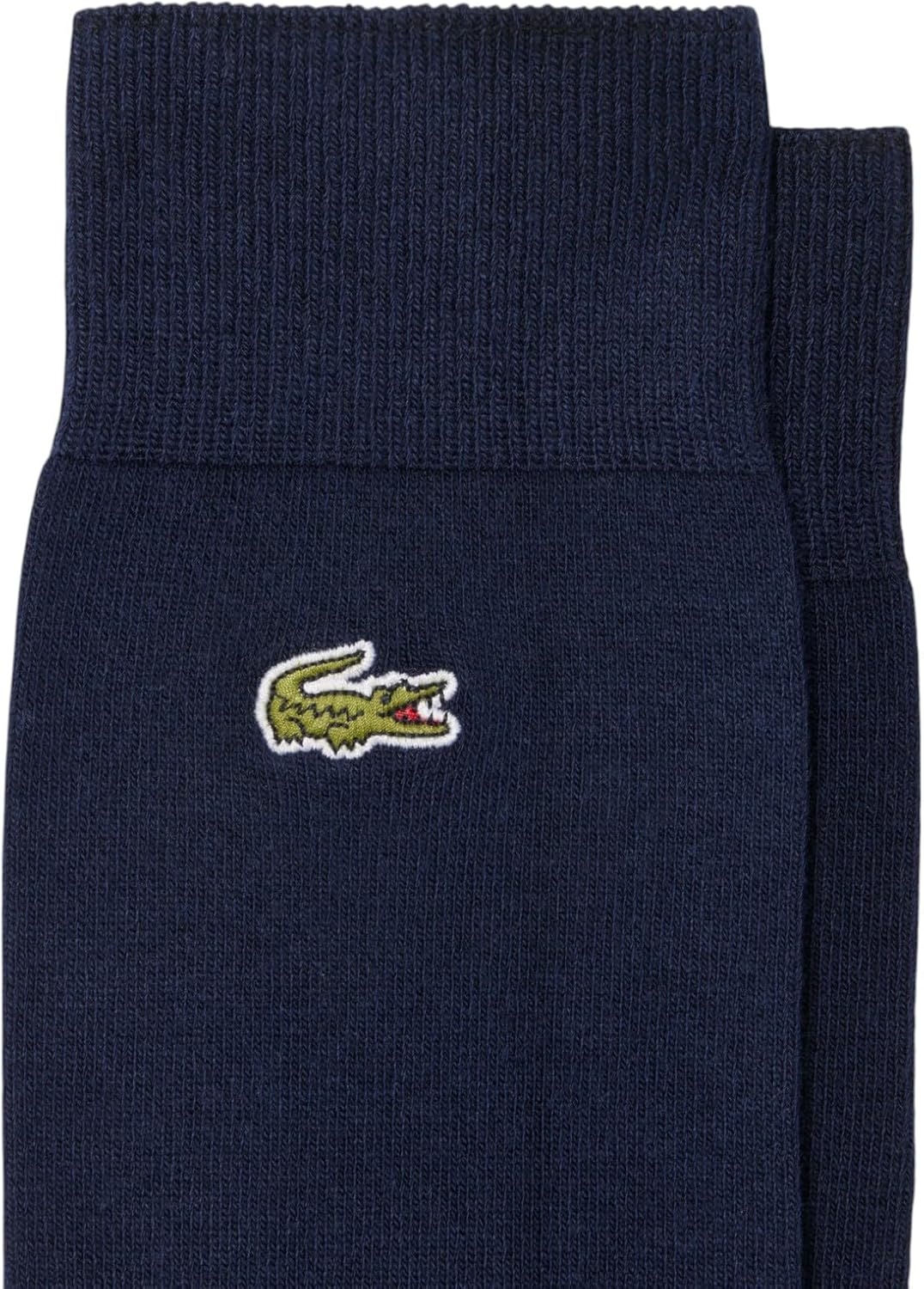 image:imageLacoste Unisex 3Pack Long SocksNavy Blue