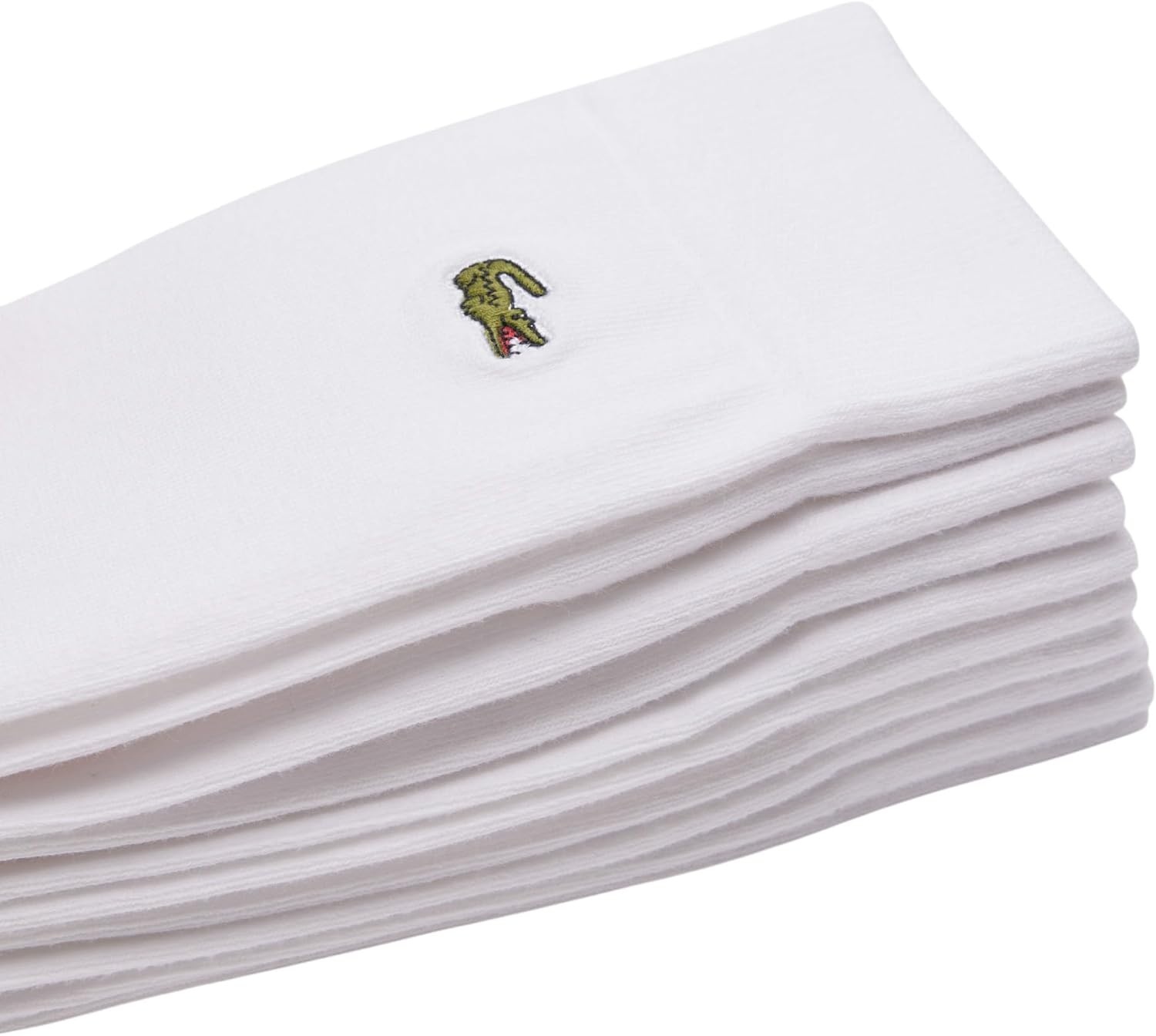 image:imageLacoste Unisex 5Pack Cotton SocksWhite