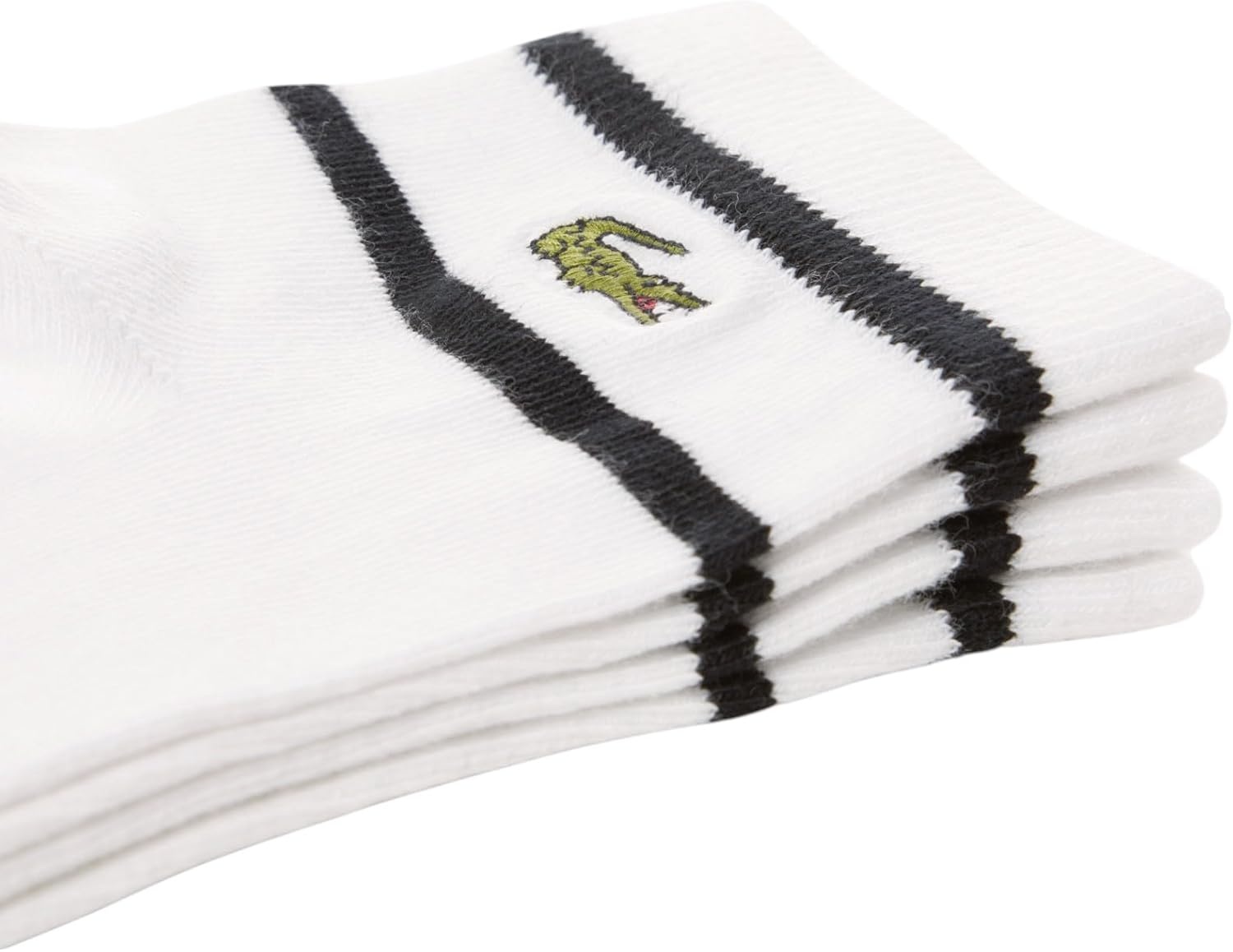 image:imageLacoste Unisex Adult 2pack Organic Cotton Blend SockWhite