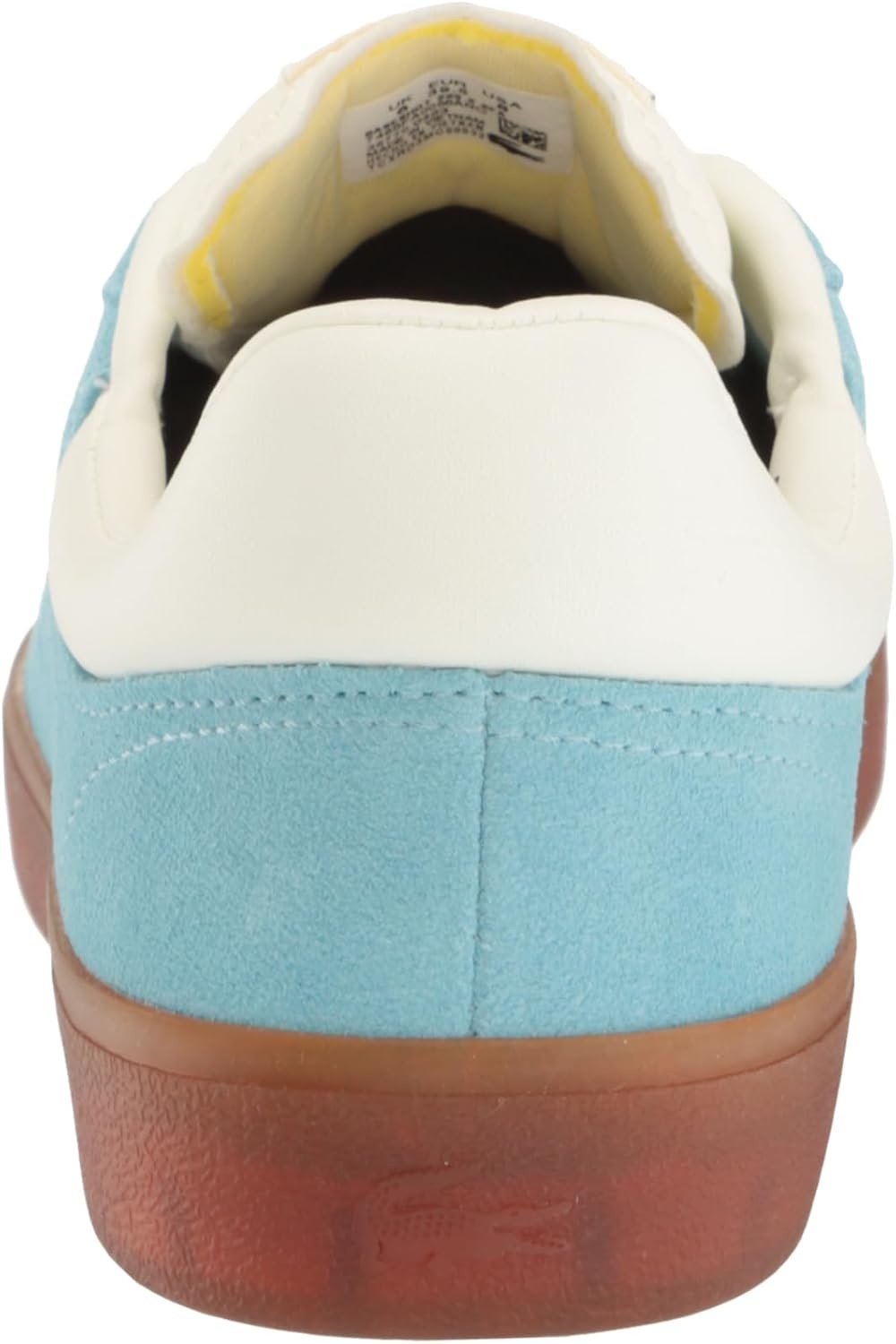 image:imageLacoste Womens Baseshot Leather SneakersLt BlueDk Gum