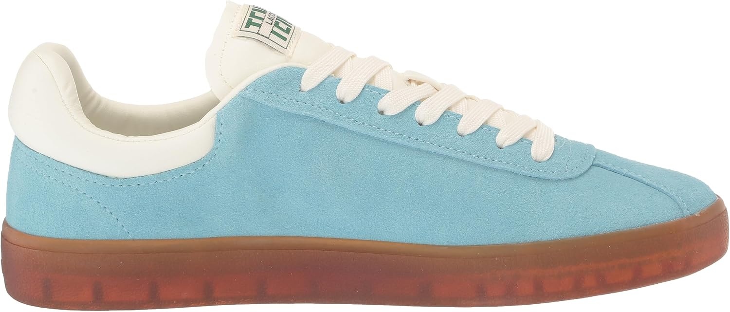 image:imageLacoste Womens Baseshot Leather SneakersLt BlueDk Gum