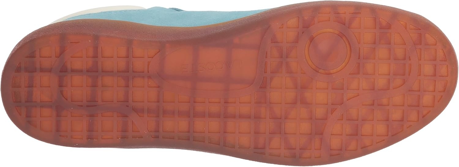 image:imageLacoste Womens Baseshot Leather SneakersLt BlueDk Gum