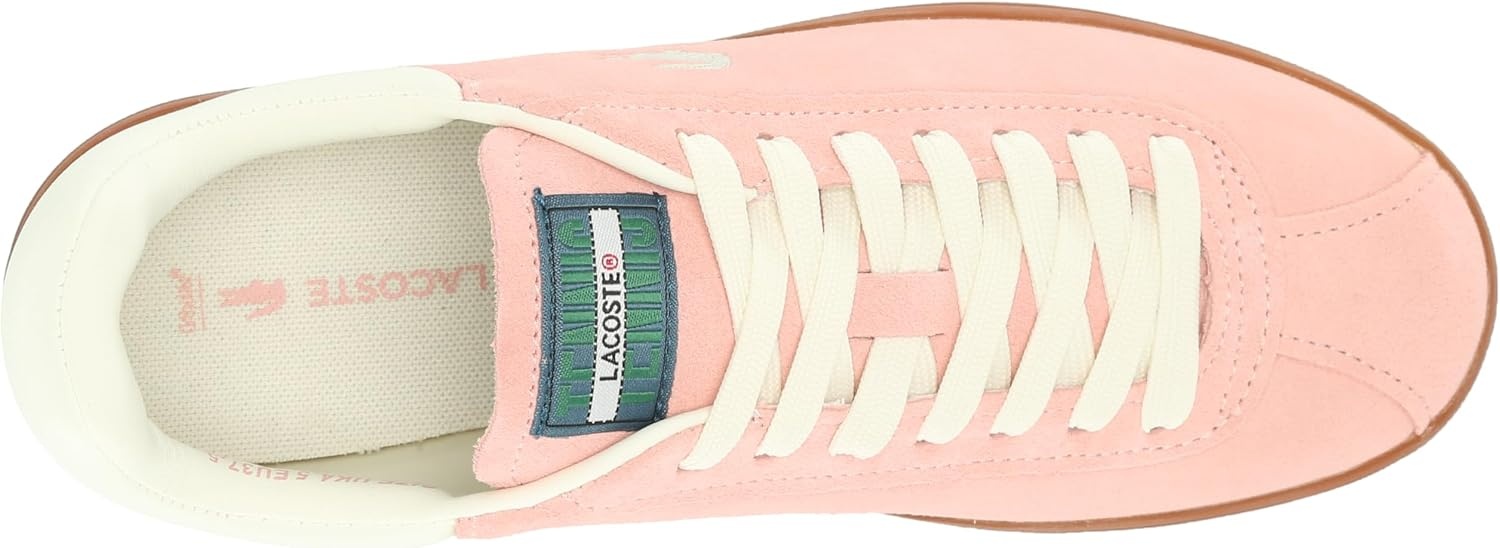 image:imageLacoste Womens Baseshot Leather SneakersPink Gum