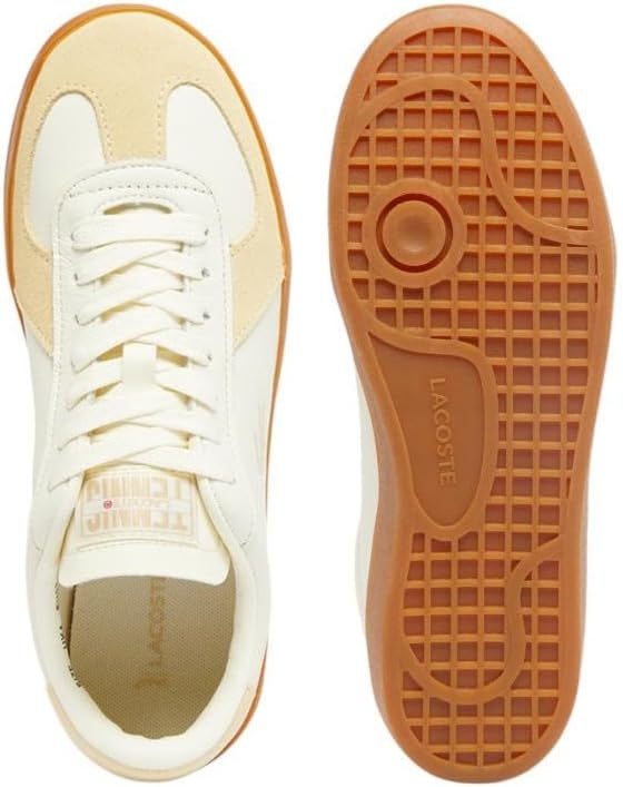 image:imageLacoste Womens Baseshot Pro SneakerLight YellowGum