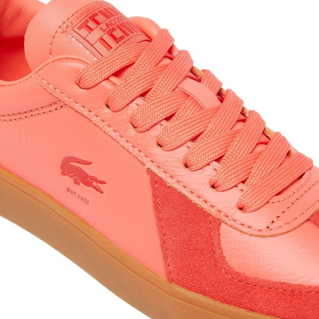 image:imageLacoste Womens Baseshot Pro SneakerOrangeGum