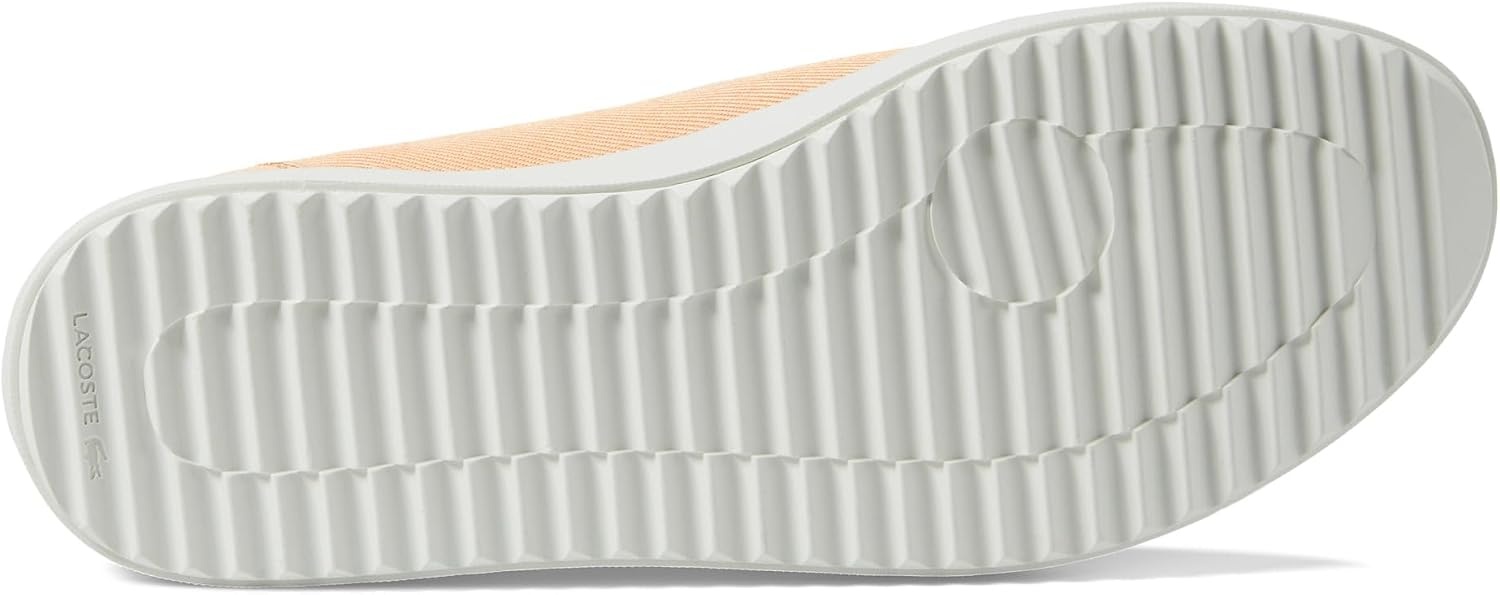 image:imageLacoste Womens Canvas Resort Slipon SneakerLight OrangeWhite