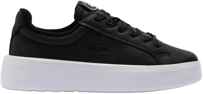image:imageLacoste Womens Carnaby Platform Lite Leather SneakersBlackWhite