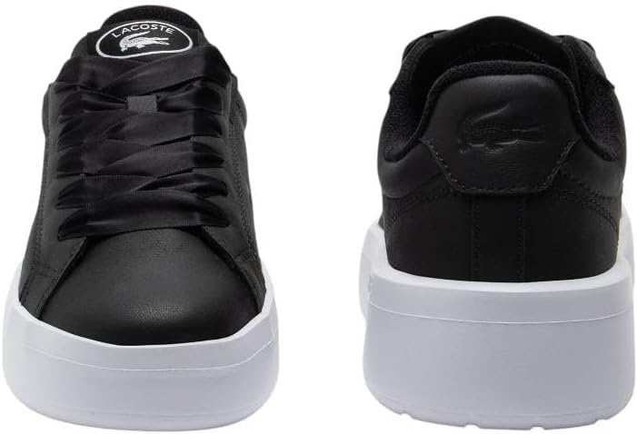 image:imageLacoste Womens Carnaby Platform Lite Leather SneakersBlackWhite
