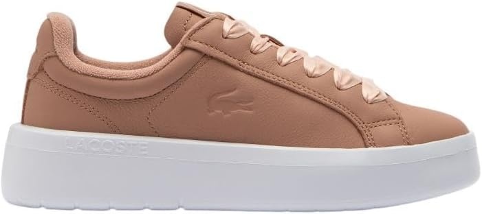 image:imageLacoste Womens Carnaby Platform Lite Leather SneakersPinkWhite