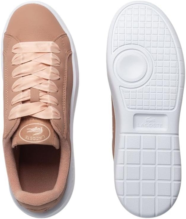 image:imageLacoste Womens Carnaby Platform Lite Leather SneakersPinkWhite