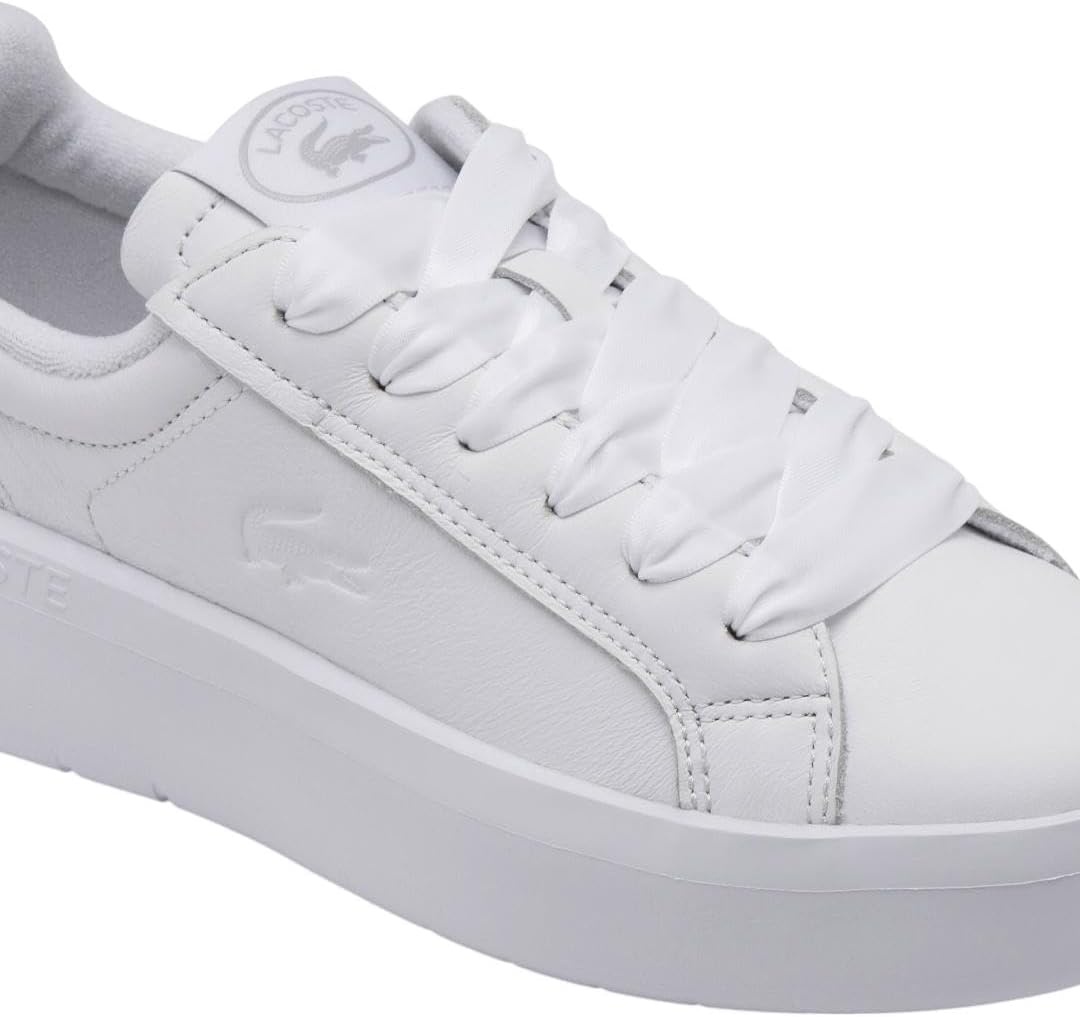 image:imageLacoste Womens Carnaby Platform Lite Leather SneakersWhiteWhite