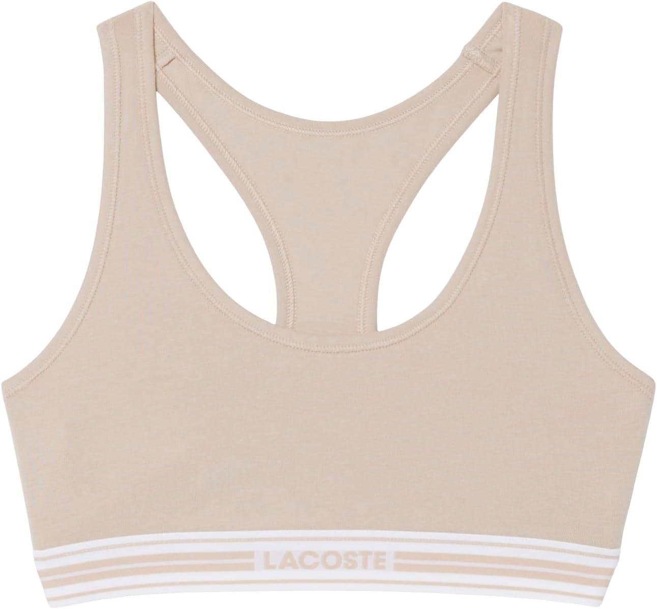image:imageLacoste Womens Contrast Band Stretch Cotton BraletteLionne