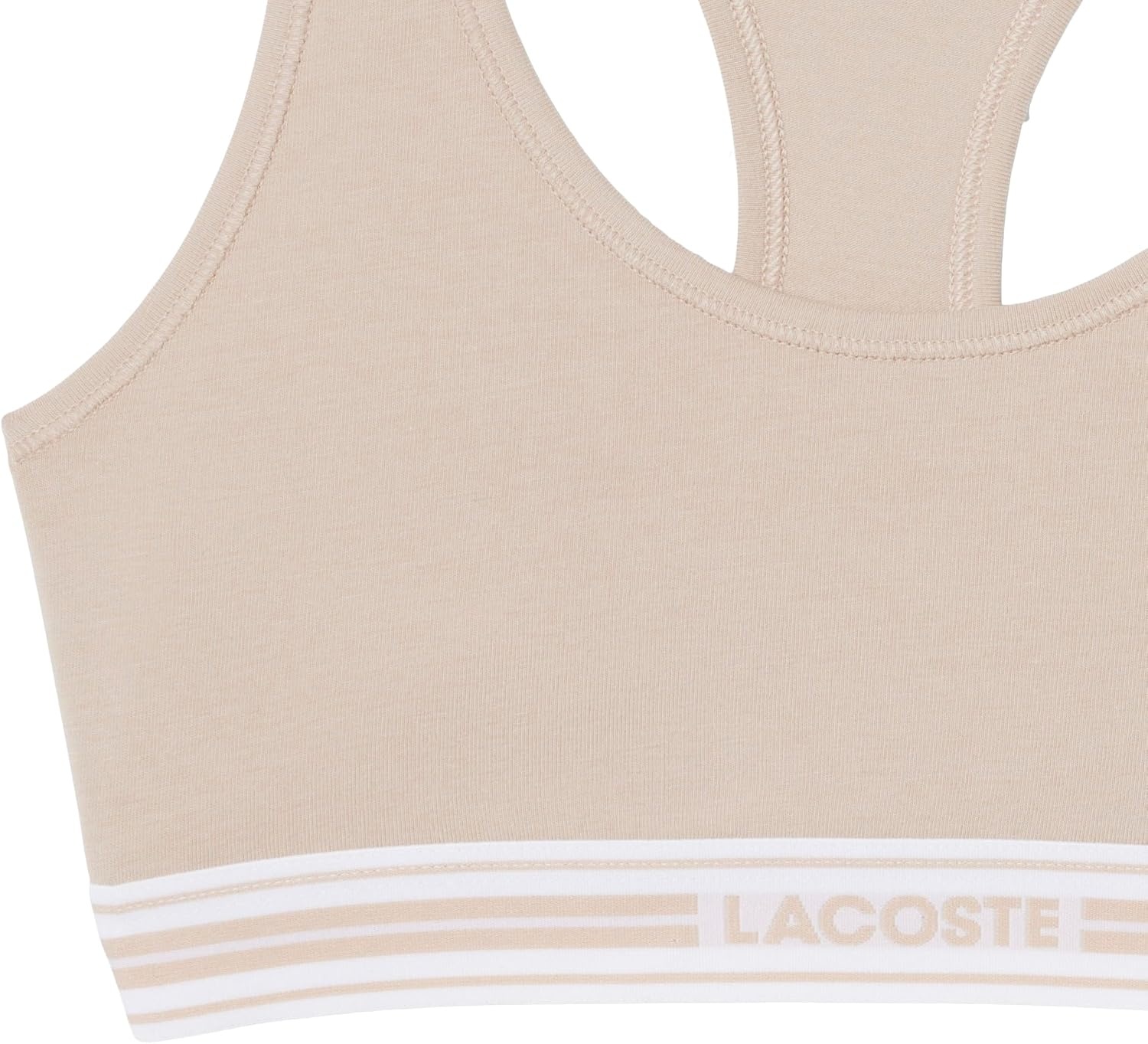 image:imageLacoste Womens Contrast Band Stretch Cotton BraletteLionne