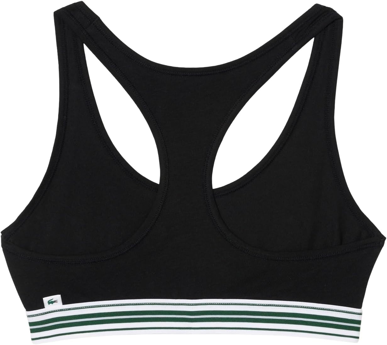 image:imageLacoste Womens Contrast Band Stretch Cotton BraletteNoir