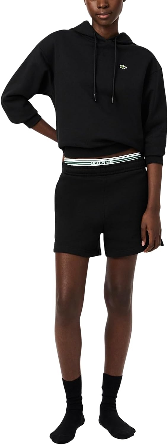 image:imageLacoste Womens Contrast Waist Stretch Cotton BriefsBlack