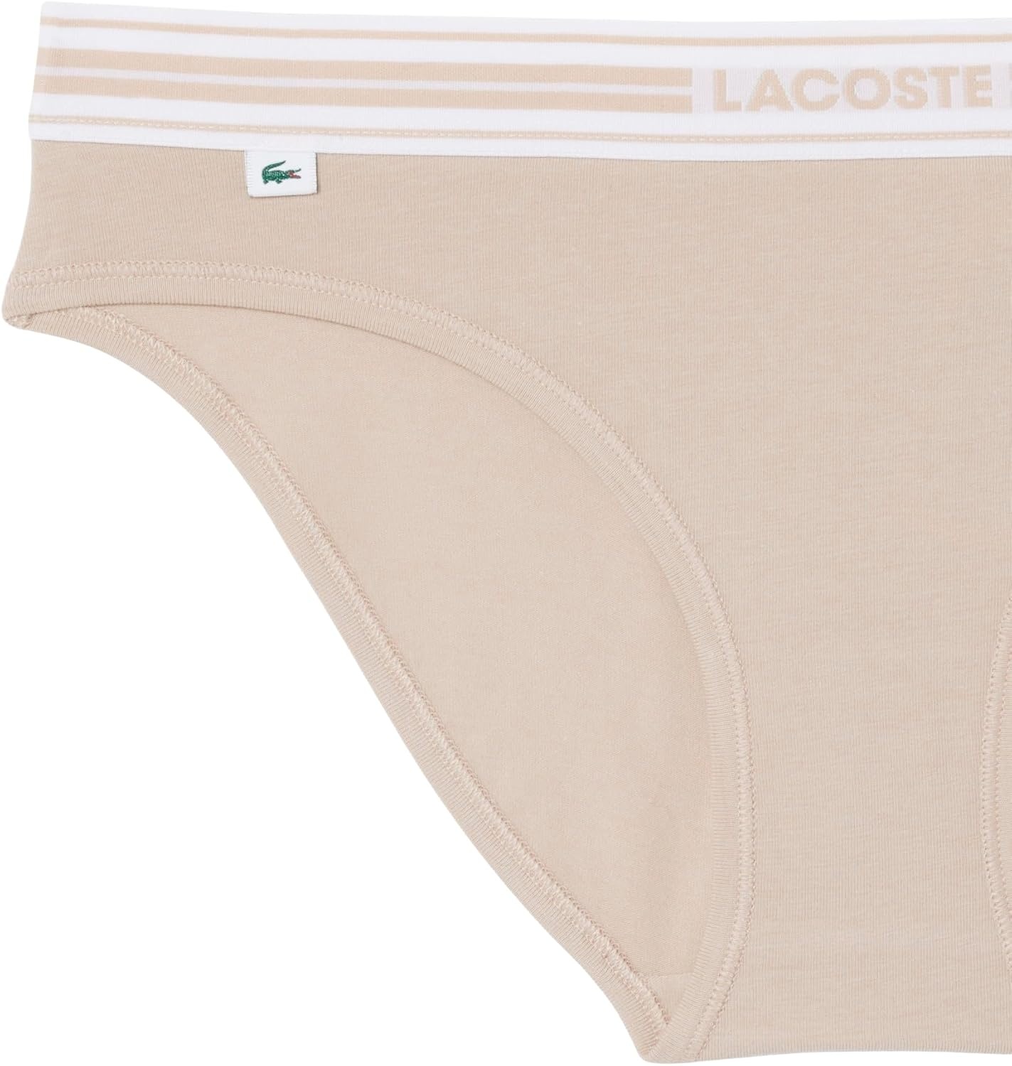 image:imageLacoste Womens Contrast Waist Stretch Cotton BriefsLionne