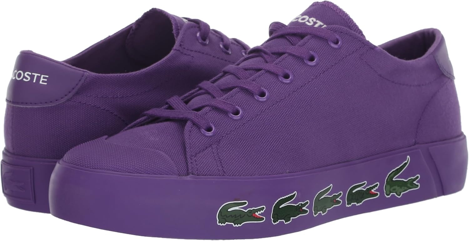 image:imageLacoste Womens Gripshot SneakersDark PurpleDark Green