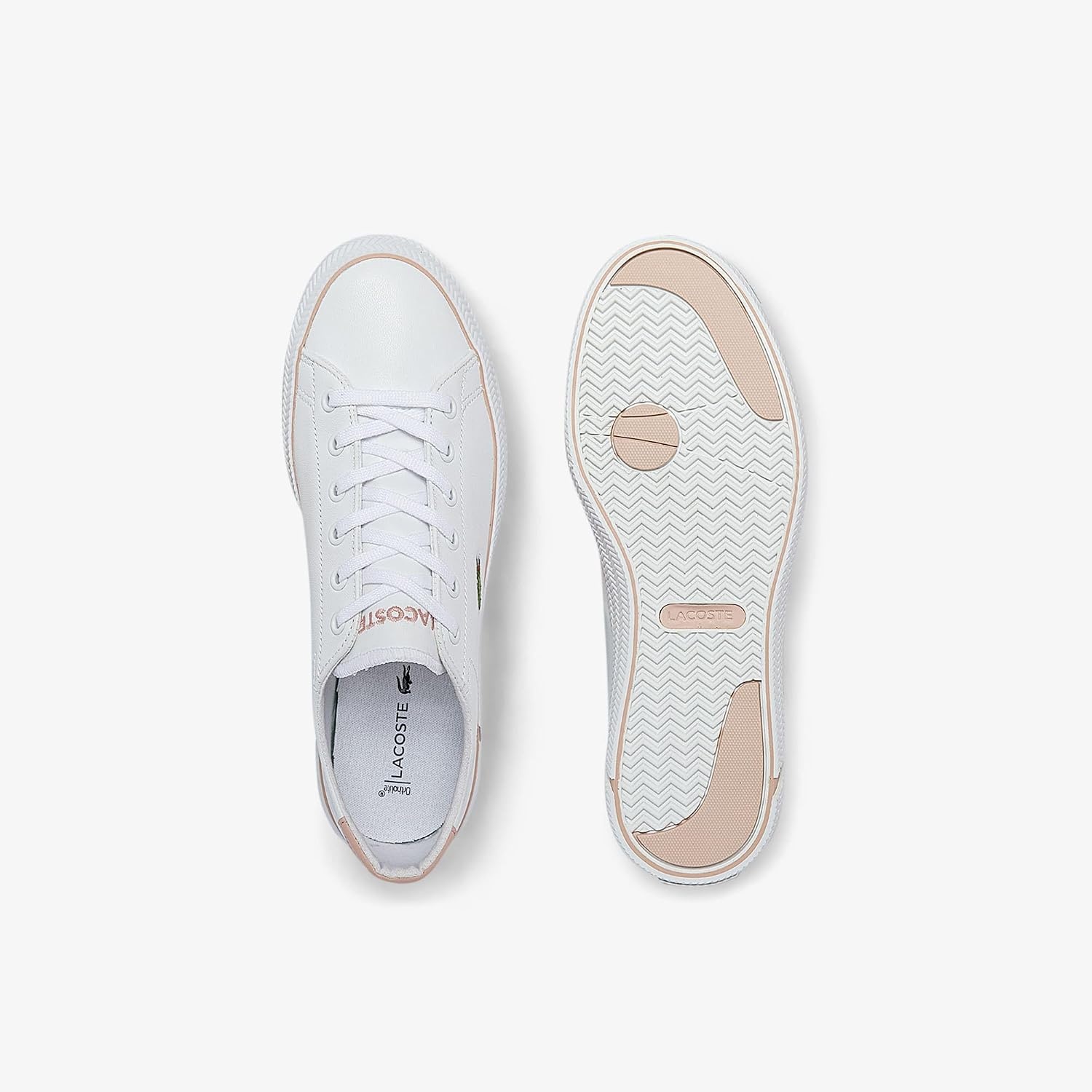 image:imageLacoste Womens Gripshot SneakersWhite Pink White Lt Pnk