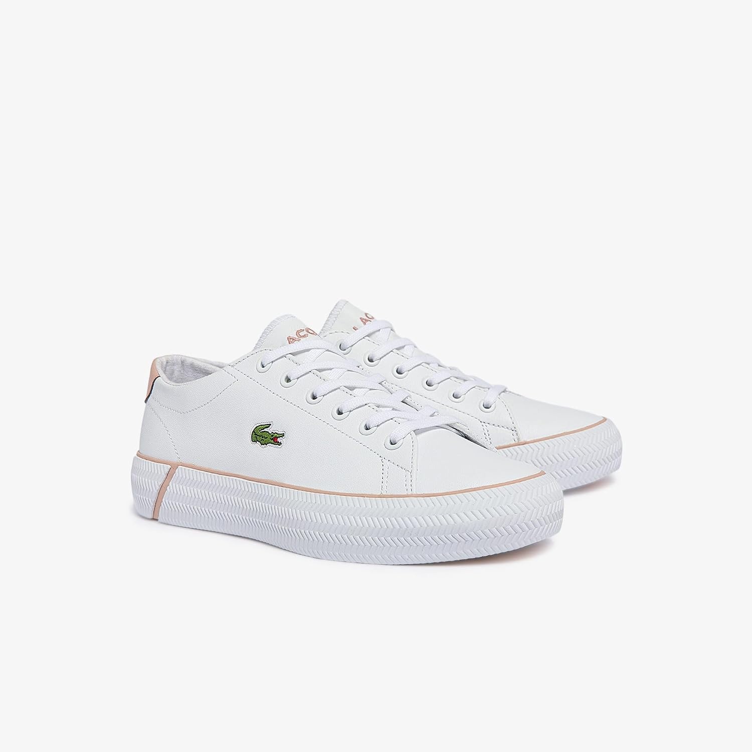 image:imageLacoste Womens Gripshot SneakersWht Lt Pnk