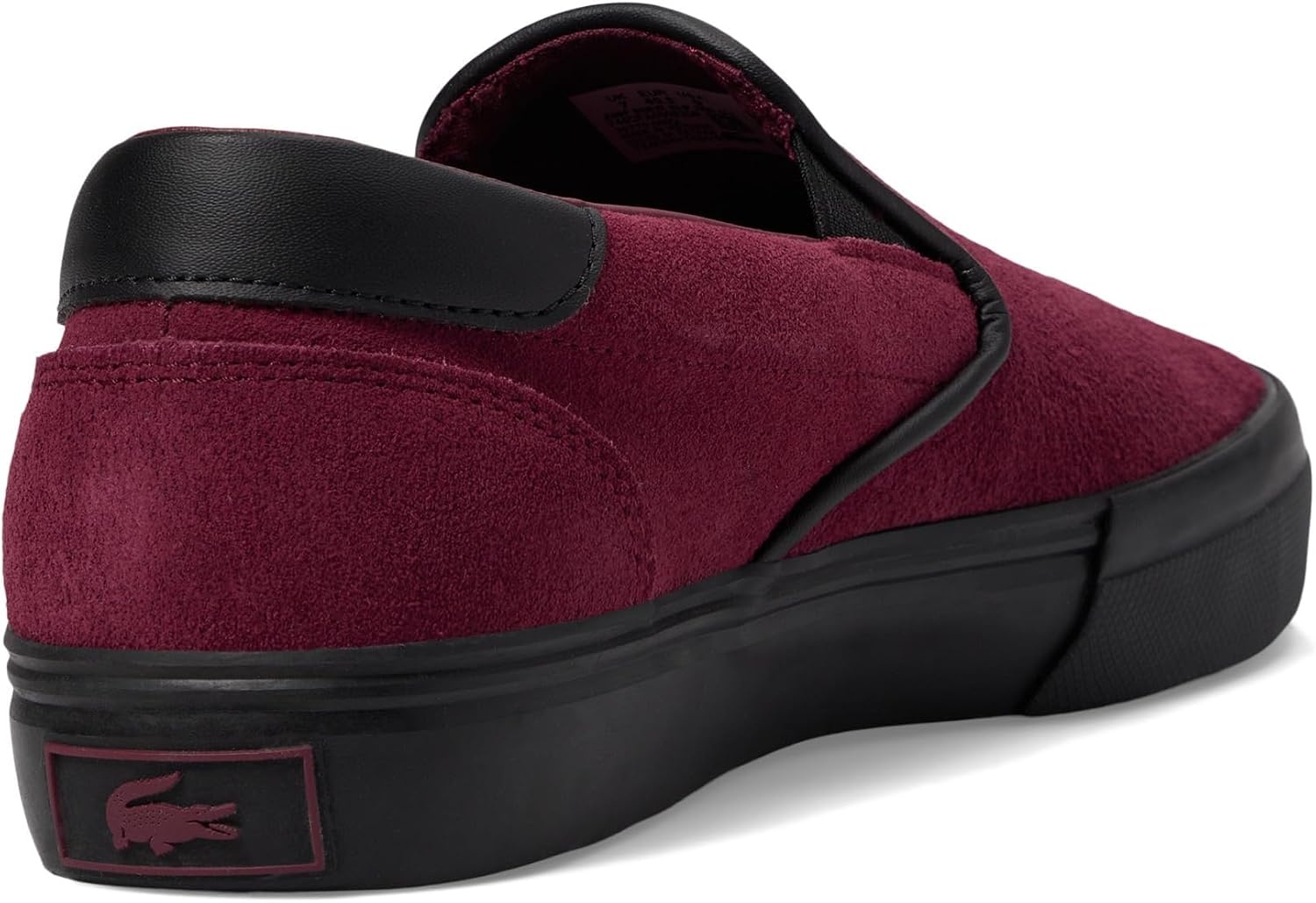 image:imageLacoste Womens Jump Serve Slipon SneakerBurgundyBlack