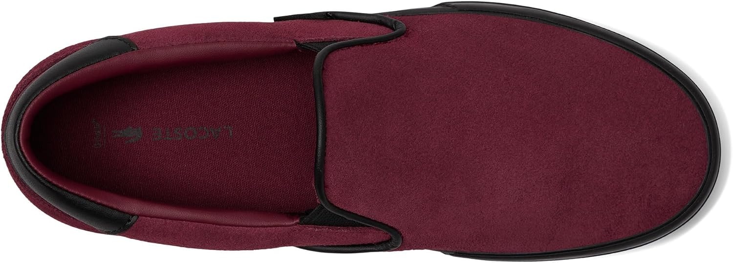image:imageLacoste Womens Jump Serve Slipon SneakerBurgundyBlack