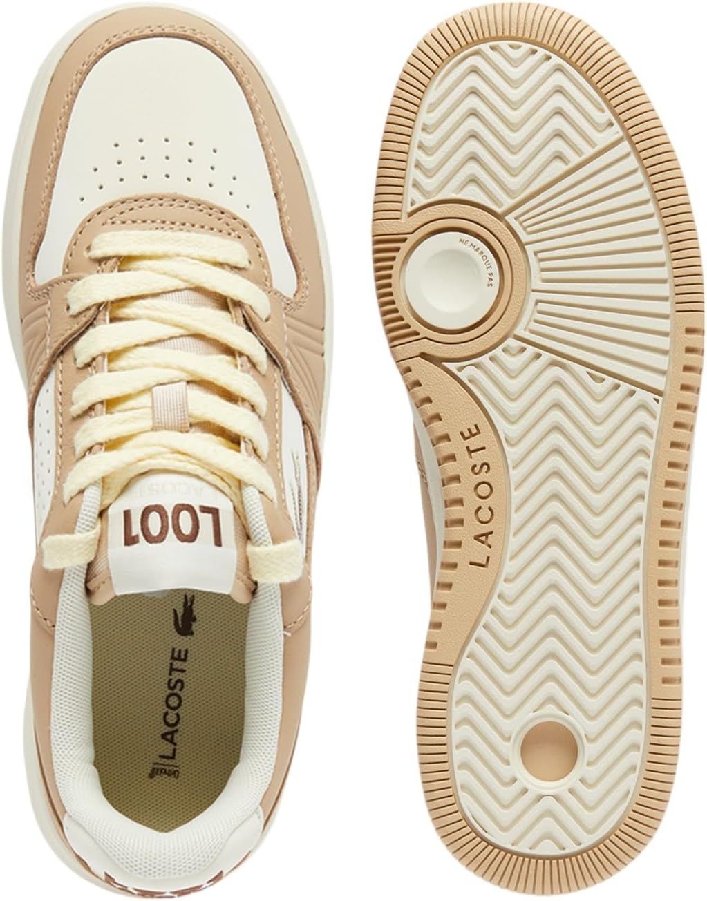image:imageLacoste Womens L001 Set SneakerLight BrownOff White