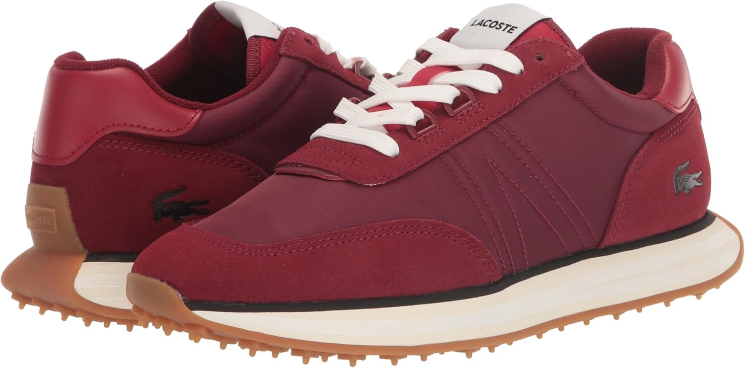 image:imageLacoste Womens LSpin SneakerBurgundyGum
