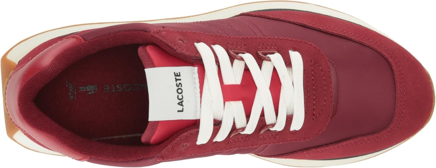 image:imageLacoste Womens LSpin SneakerBurgundyGum