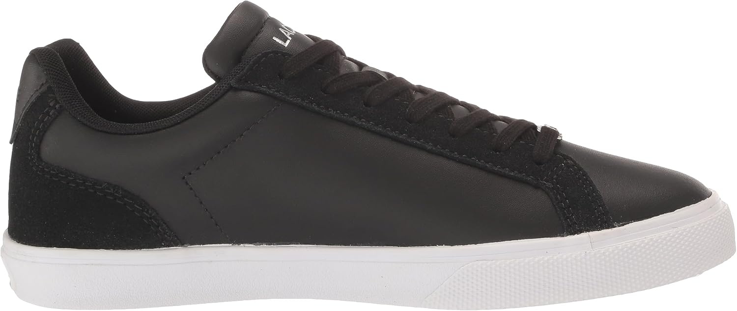 image:imageLacoste Womens Lerond Pro Leather SneakersBlackSilver