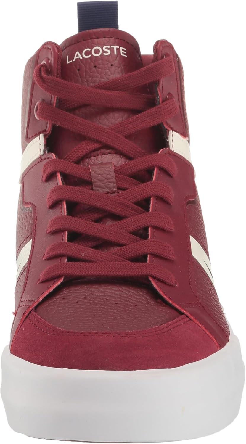 image:imageLacoste Womens Lerond Pro Leather SneakersBurgundyWhite