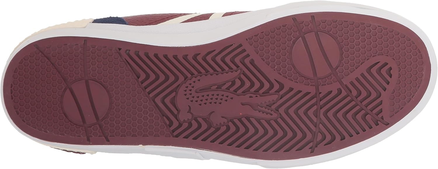 image:imageLacoste Womens Lerond Pro Leather SneakersBurgundyWhite