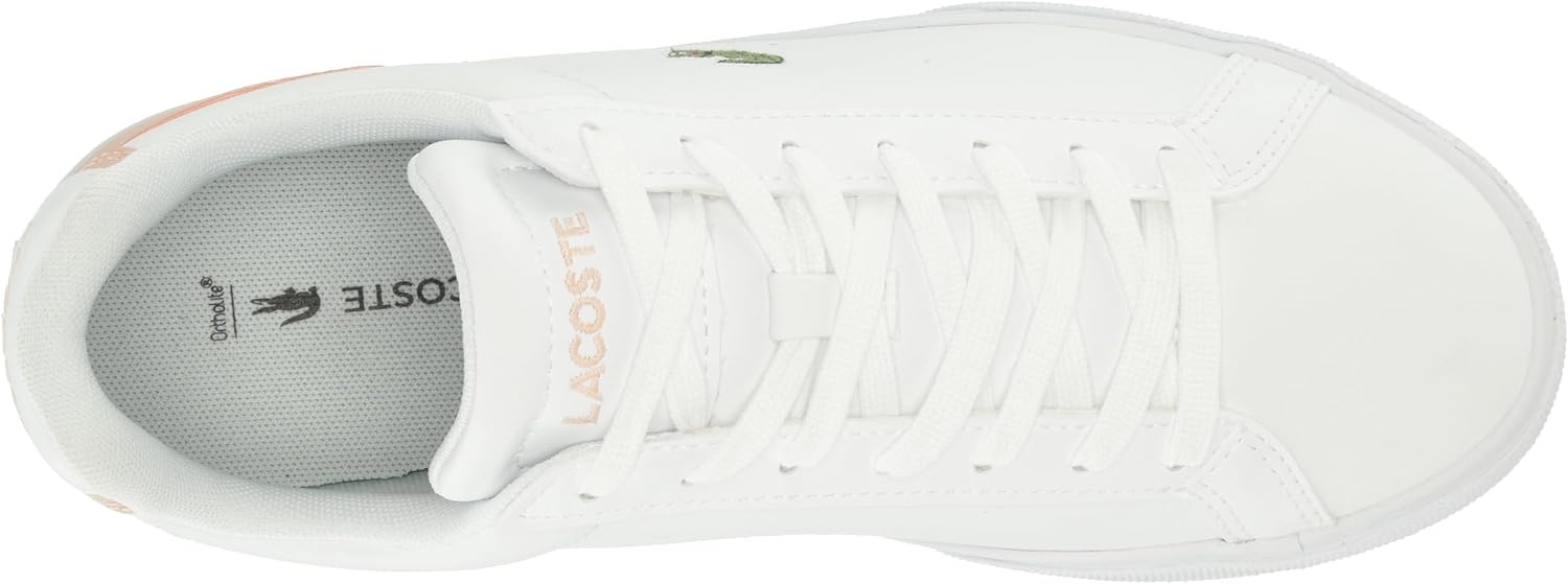 image:imageLacoste Womens Lerond Pro Leather SneakersWhiteLight Pink