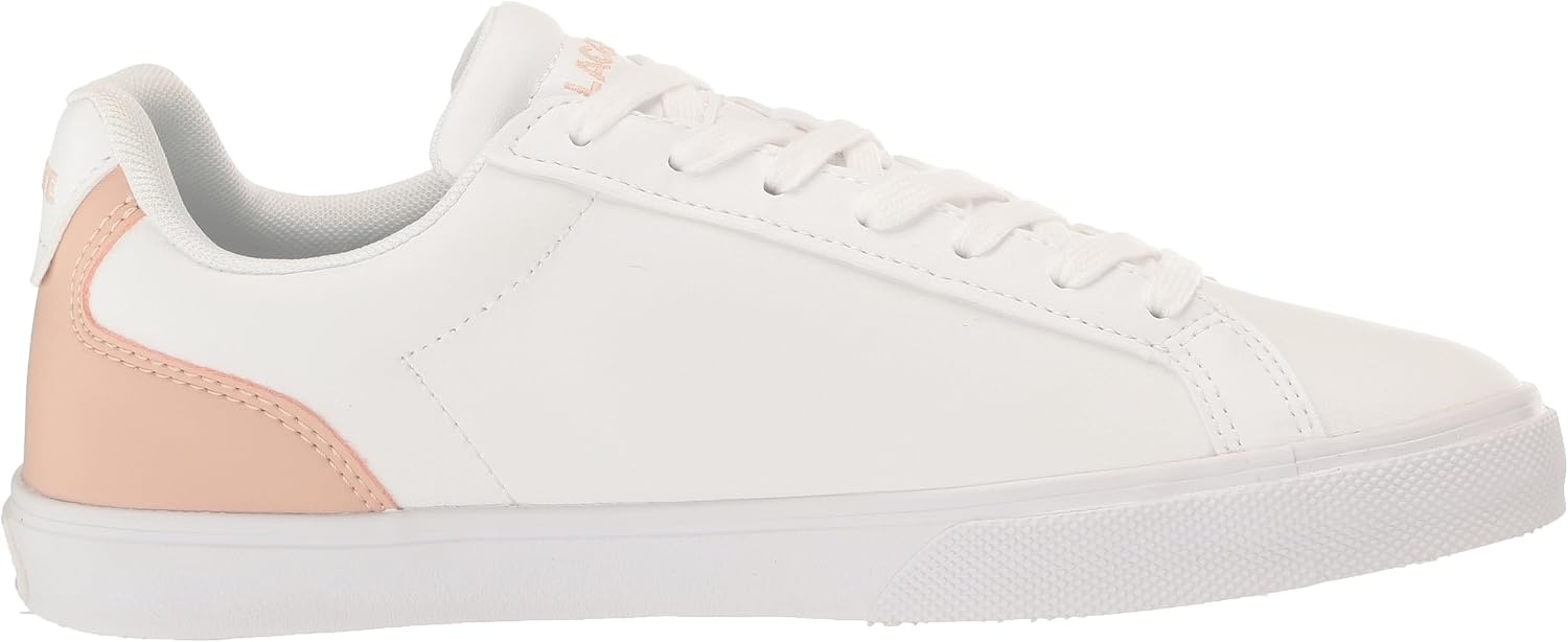 image:imageLacoste Womens Lerond Pro Leather SneakersWhiteLight Pink