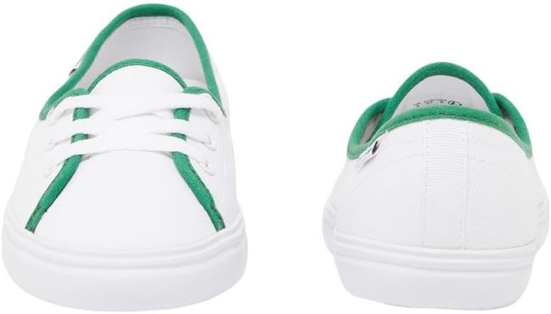 image:imageLacoste Womens Median Base SneakerWhiteDark Green