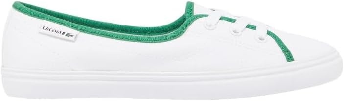 image:imageLacoste Womens Median Base SneakerWhiteDark Green