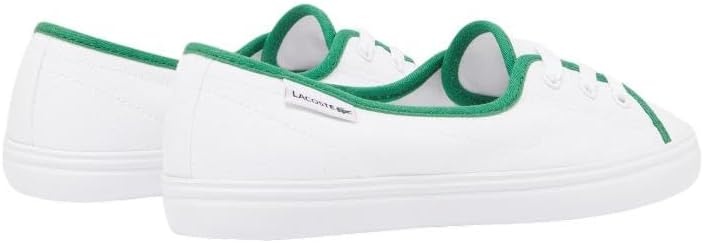 image:imageLacoste Womens Median Base SneakerWhiteDark Green