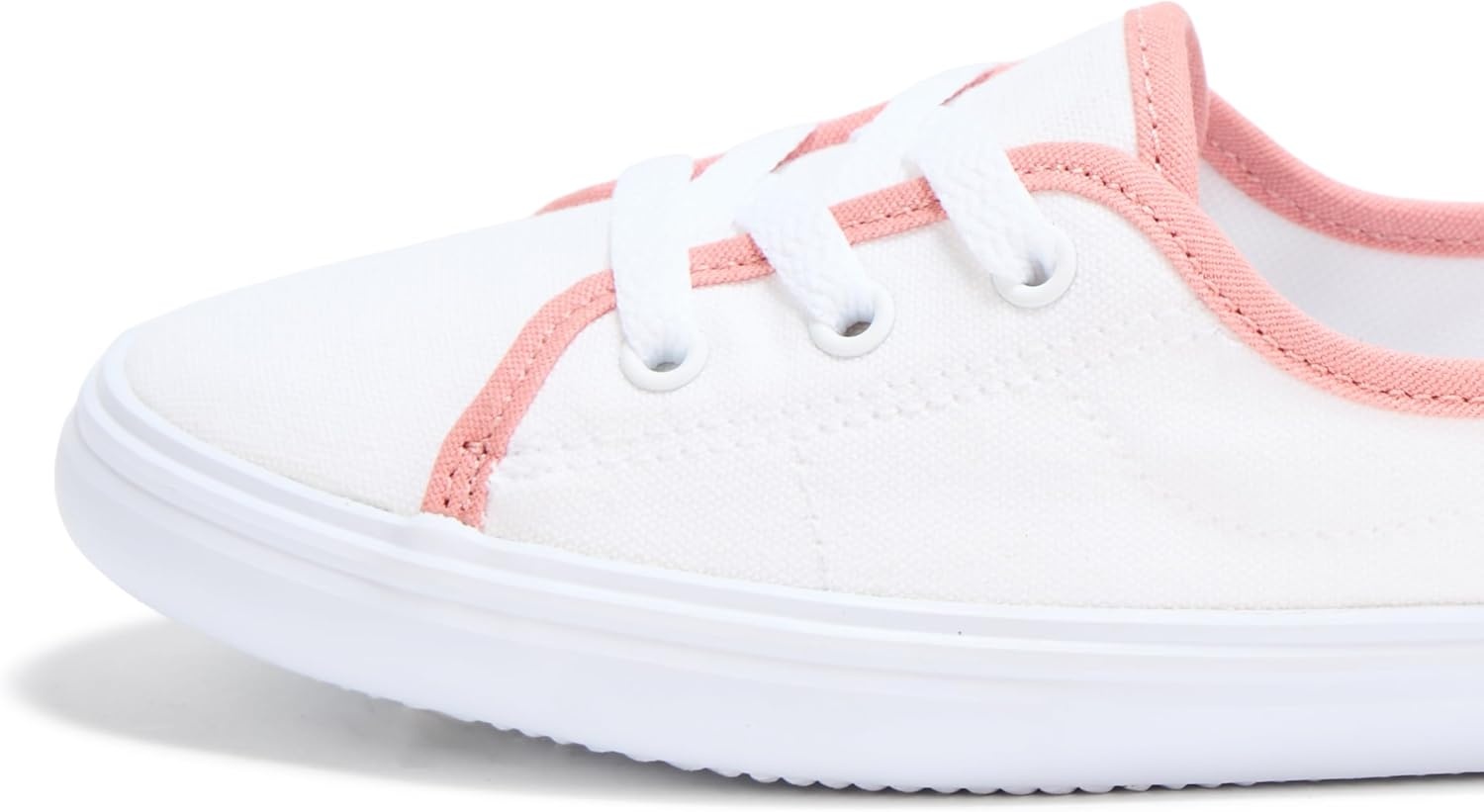 image:imageLacoste Womens Median Base SneakerWhiteLight Pink